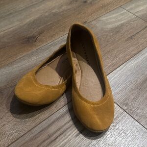 Lucky Brand Women's Mustard Flats
